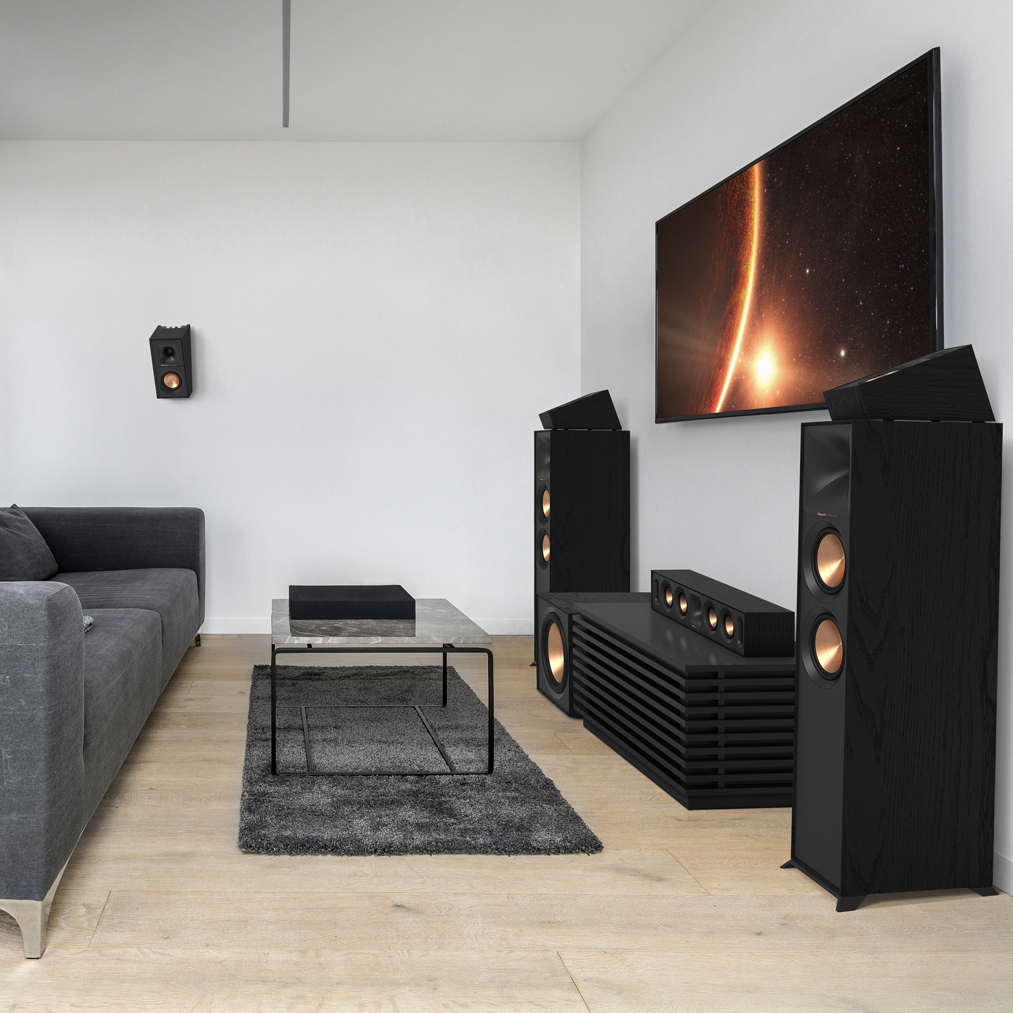 Klipsch R-600F Black Напольная акустика