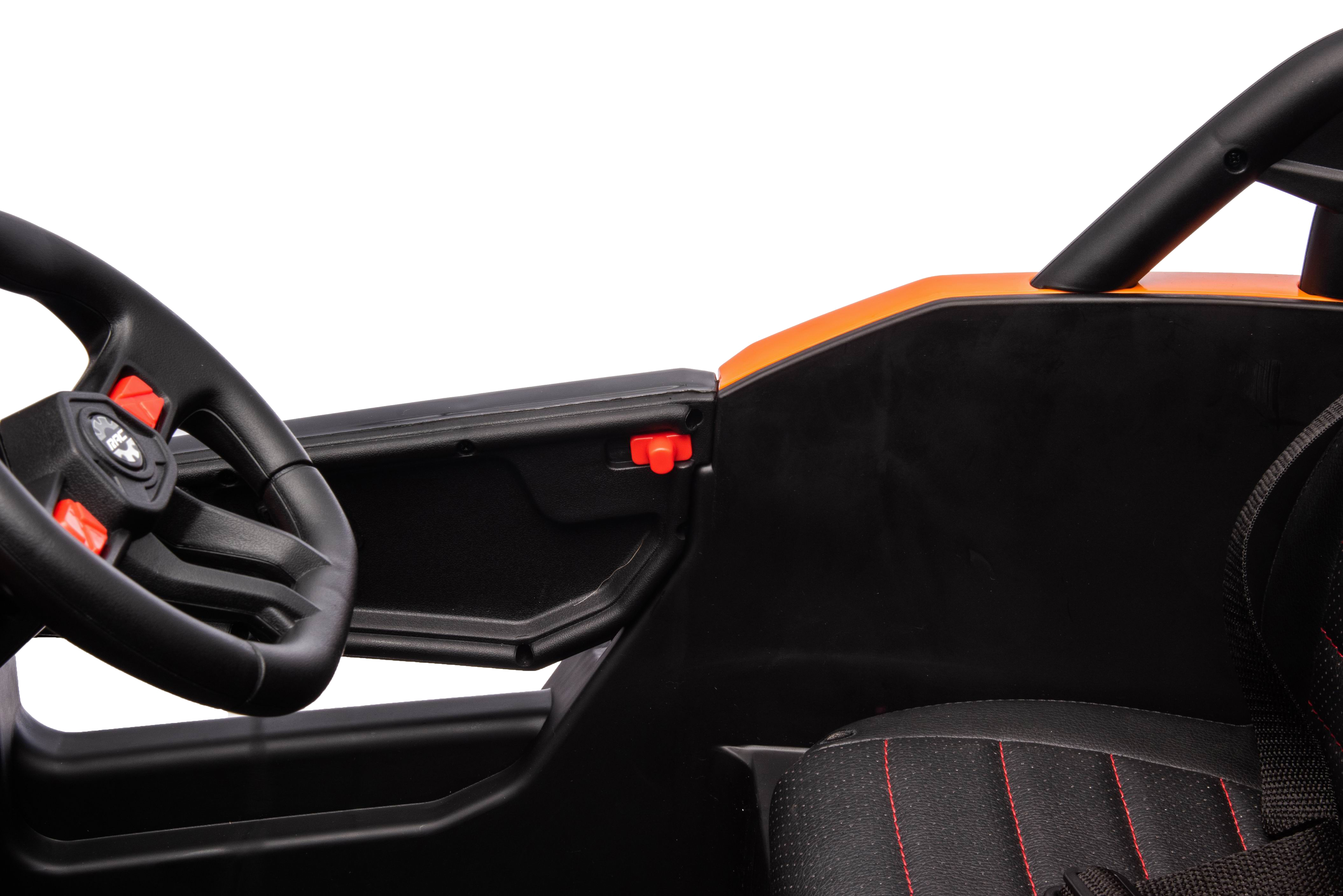 Детский электромобиль Багги (полный привод, EVA, 24V) - JH105-ORANGE