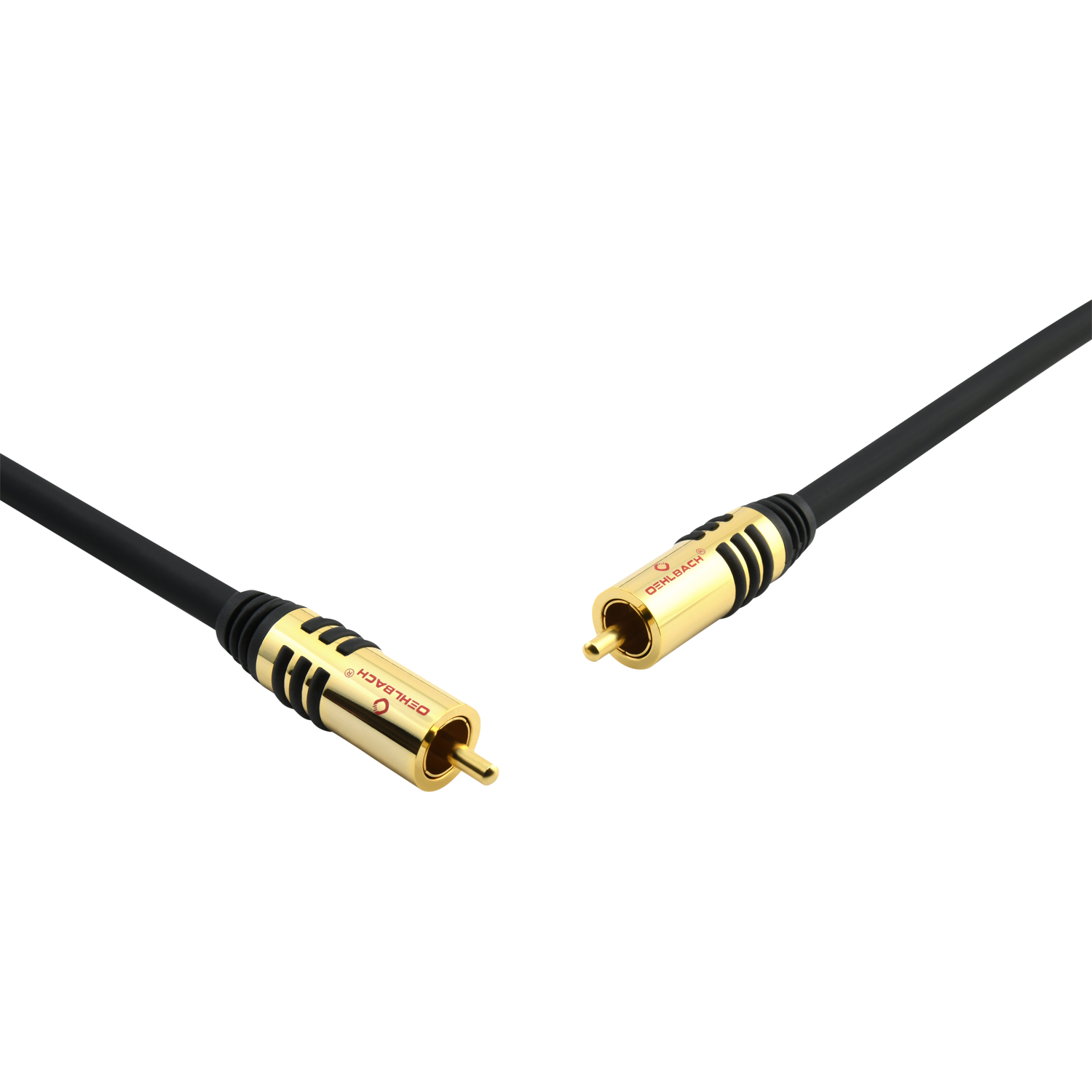 Oehlbach PERFORMANCE NF Sub-cable cinch/cinch2 2m mono black Сабвуферный кабель D1C21532
