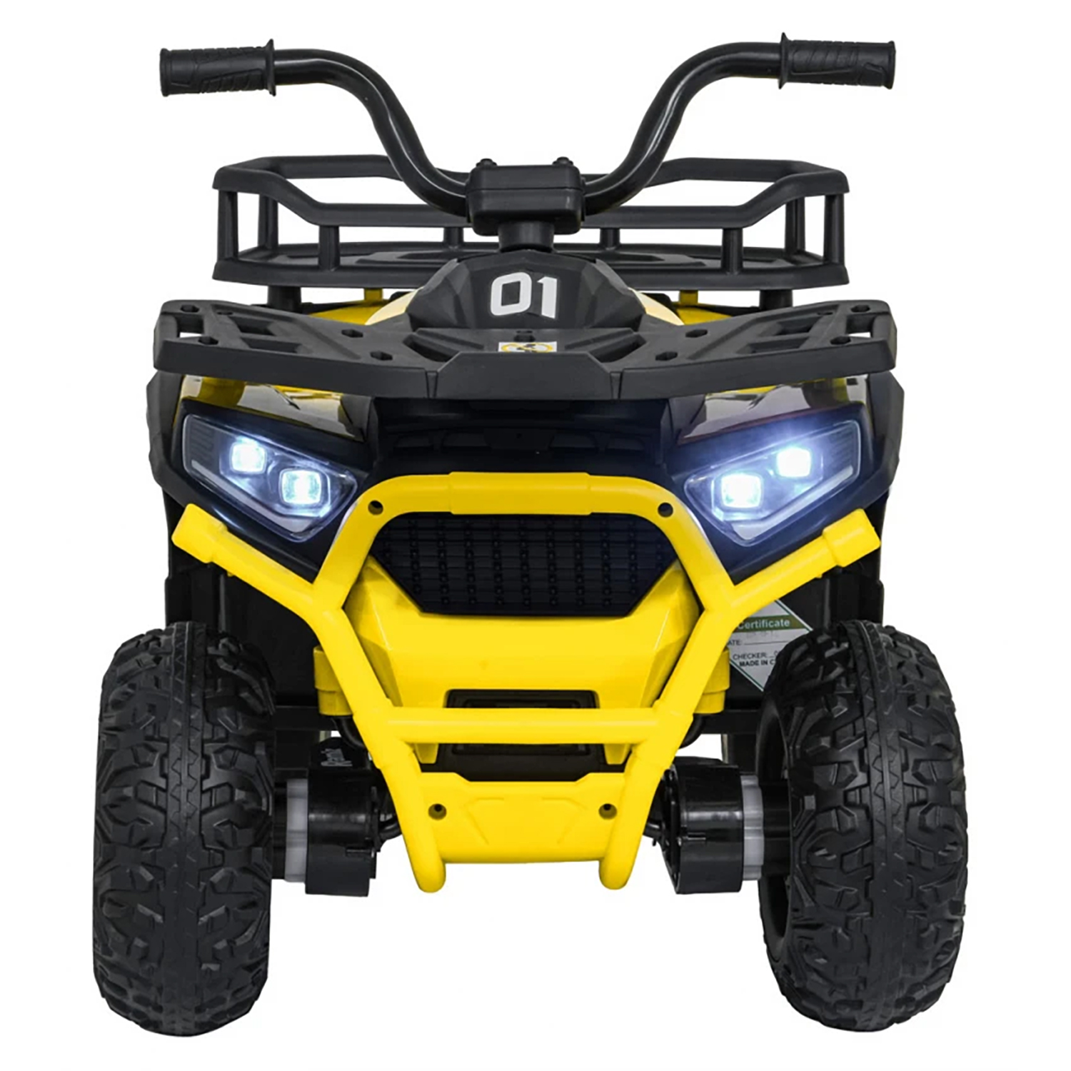 Детский электромобиль квадроцикл X-Robust (желтый, 24V, 4WD, пульт, EVA) - XMX651-24V-4WD-YELLOW