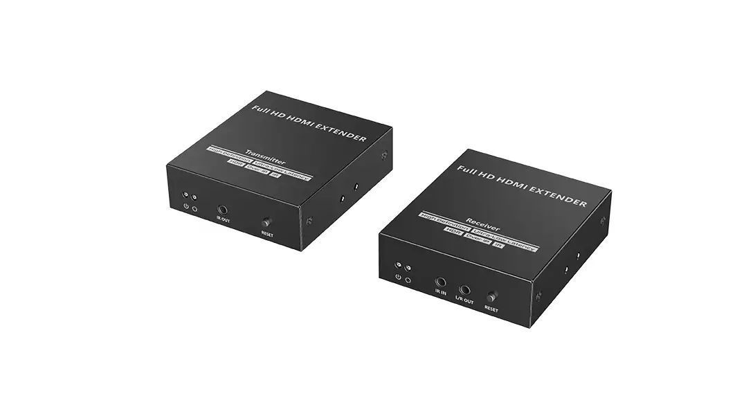 Lenkeng удлинитель HDMI по витой паре CAT6 поверх протокола IP до 150 м, ИК, аудио LKV562