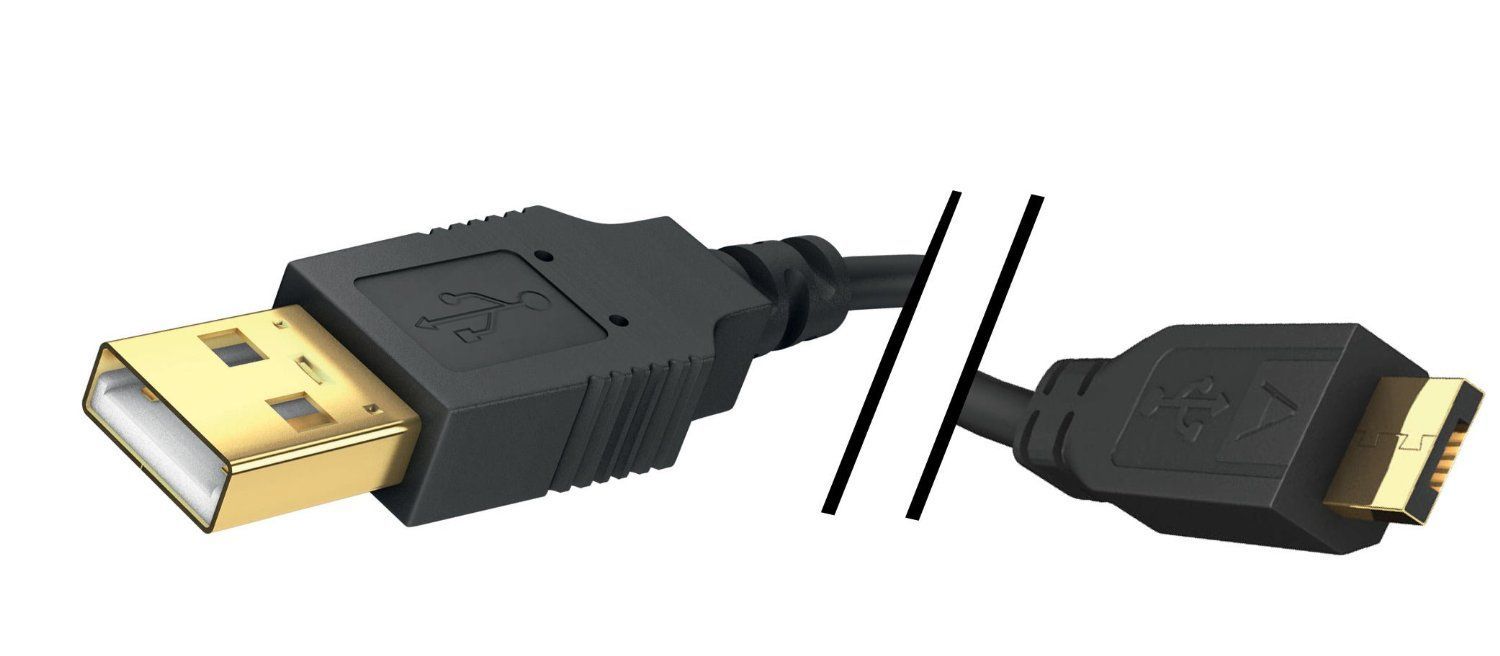 Inakustik Premium High Speed USB Micro 2.0 2 m кабель межблочный ( 01070042)