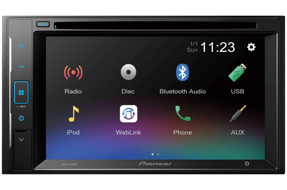 PIONEER AVH-A245BT Автомобильный DVD проигрыватель 2-DIN с экраном