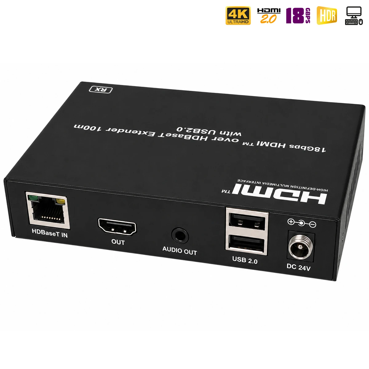 HDMI удлинитель по витой паре с HDBaseT / Dr.HD EX 100 HBT KVM
