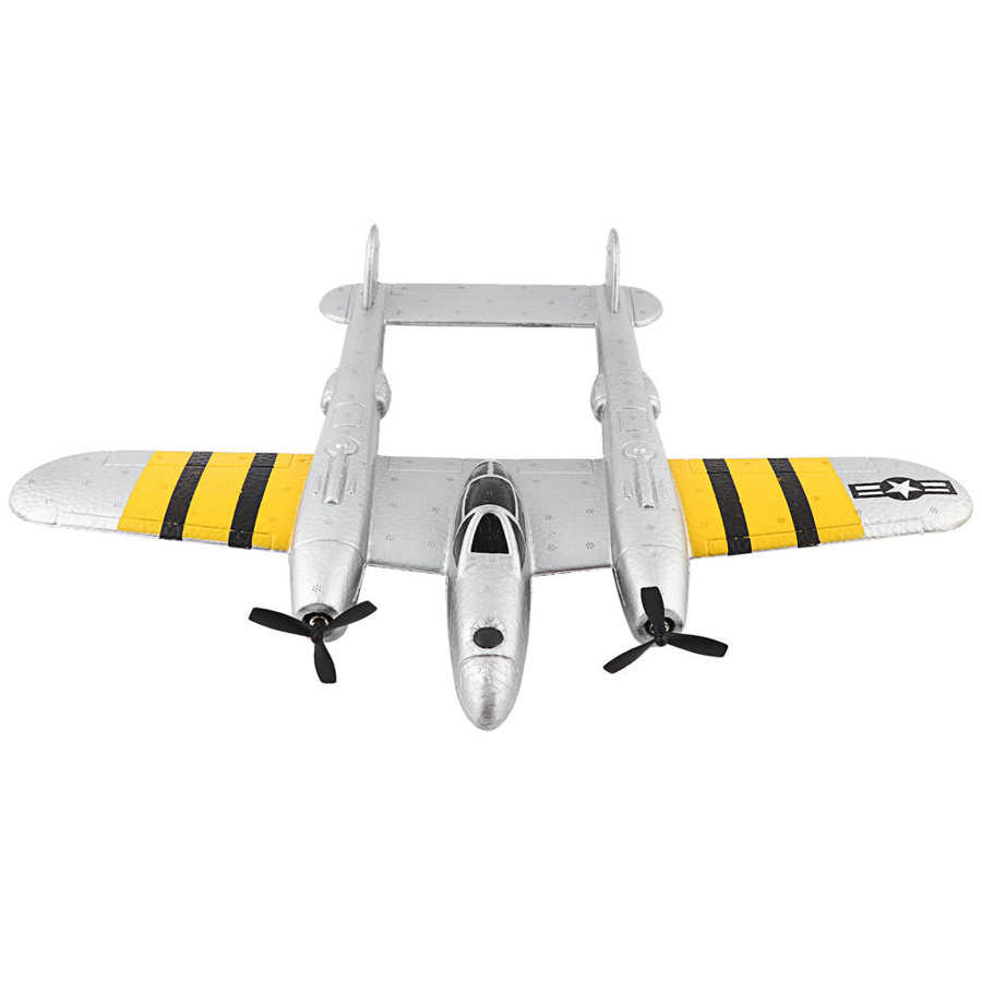 Радиоуправляемый самолет для начинающих P38 Fighter 2.4G - FX816