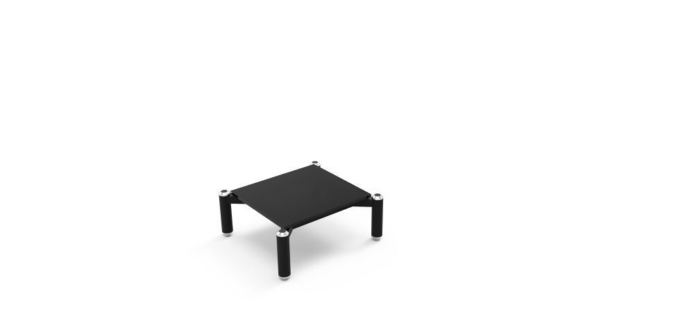Полка NorStone Spider 2 под Hi-Fi аппаратуру материал полки черное стекло