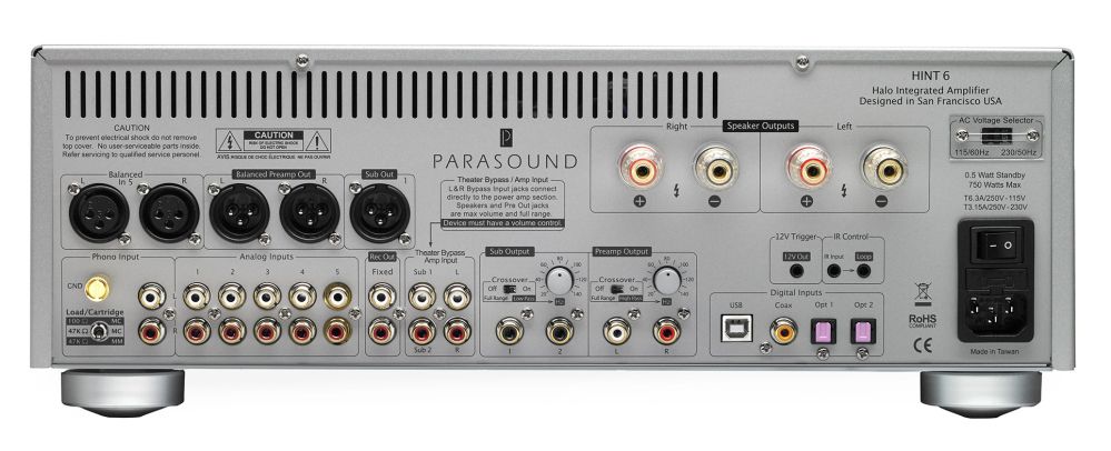Parasound HINT 6 Silver интегральный усилитель