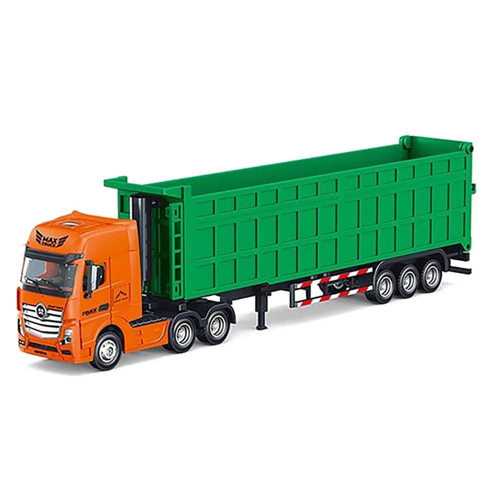 Металлический грузовик самосвал HUI NA TOYS масштаб 1:50 - HN1731-GREEN