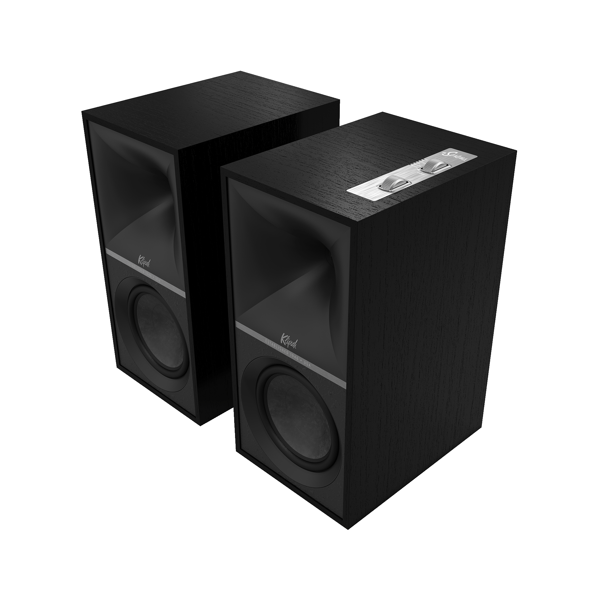 Выгодная цена на Klipsch The Sevens Black - полочная активная акустическая  система доставка по России