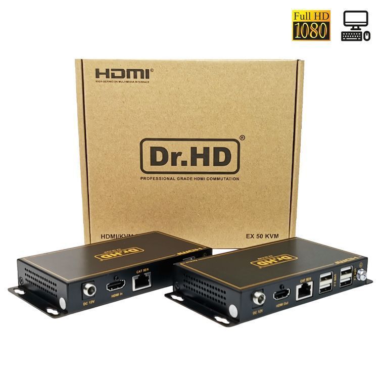 HDMI удлинитель по UTP + KVM / Dr.HD EX 50 KVM