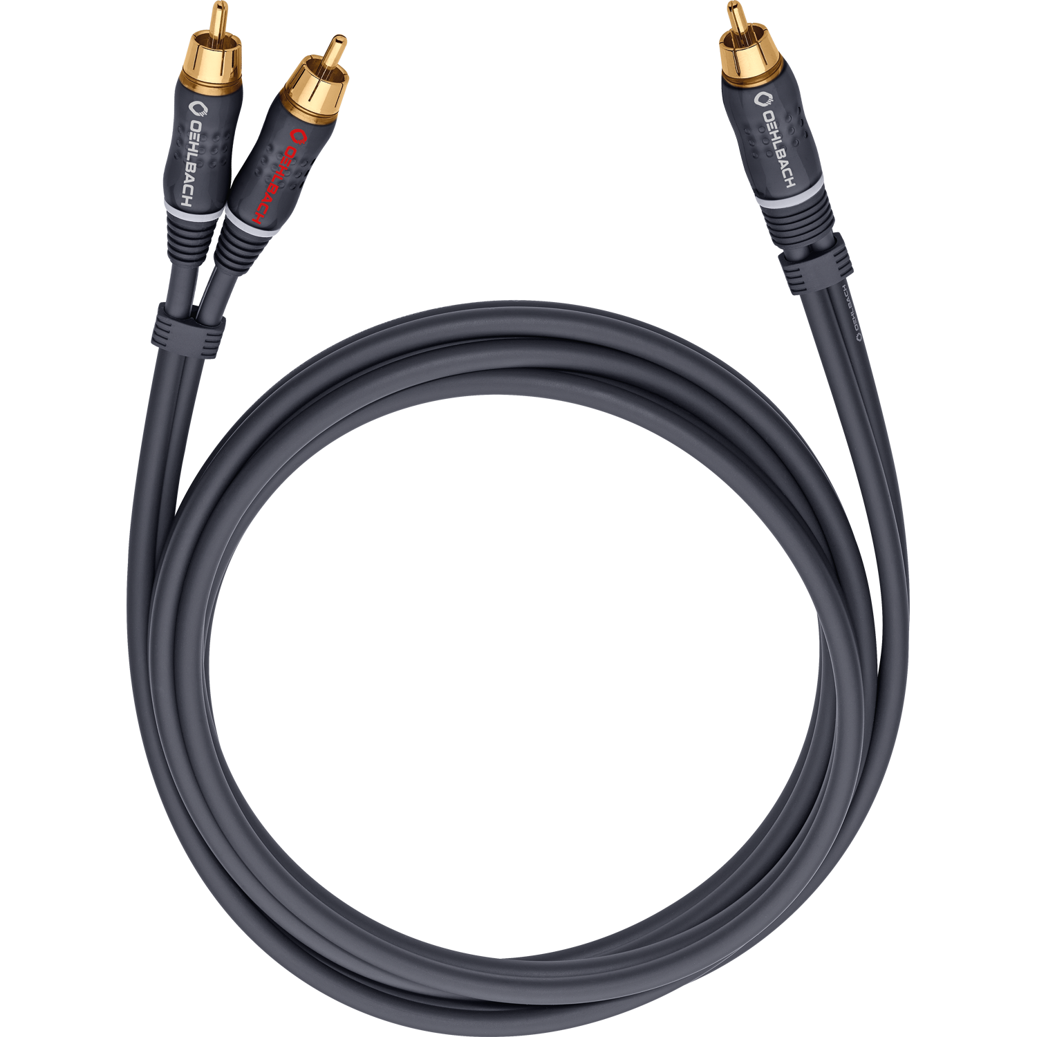 Oehlbach PERFORMANCE BOOOM! Y-Adapter cable 5m anthracite Сабвуферный кабель D1C23705