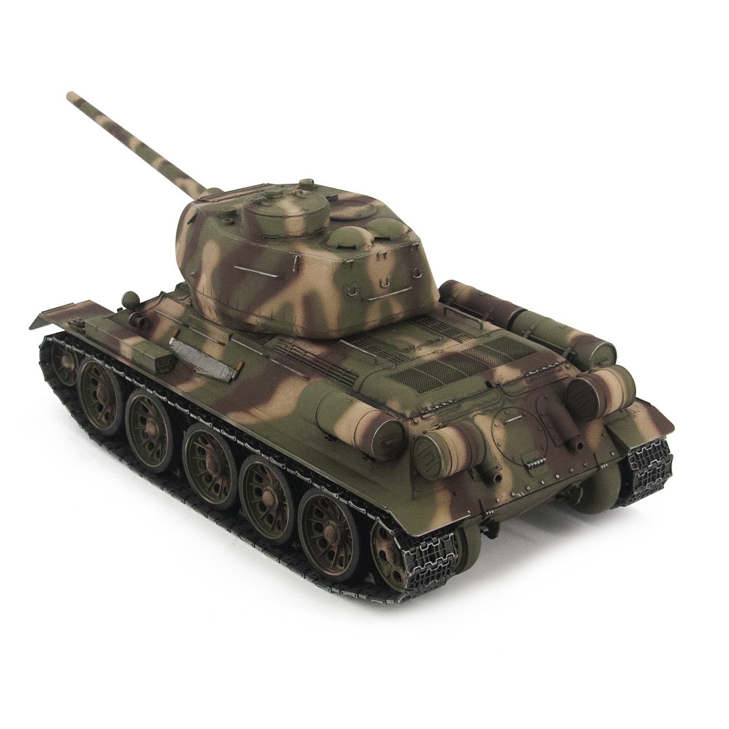 Радиоуправляемый танк Taigen Т-34/85 СССР 1:16 (лесной камуфляж, звук, дым V3) - AS3909-B-CAMO