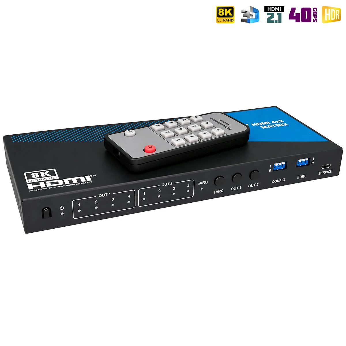 8K HDMI матрица 4x2 / Dr.HD MA 428 SLA