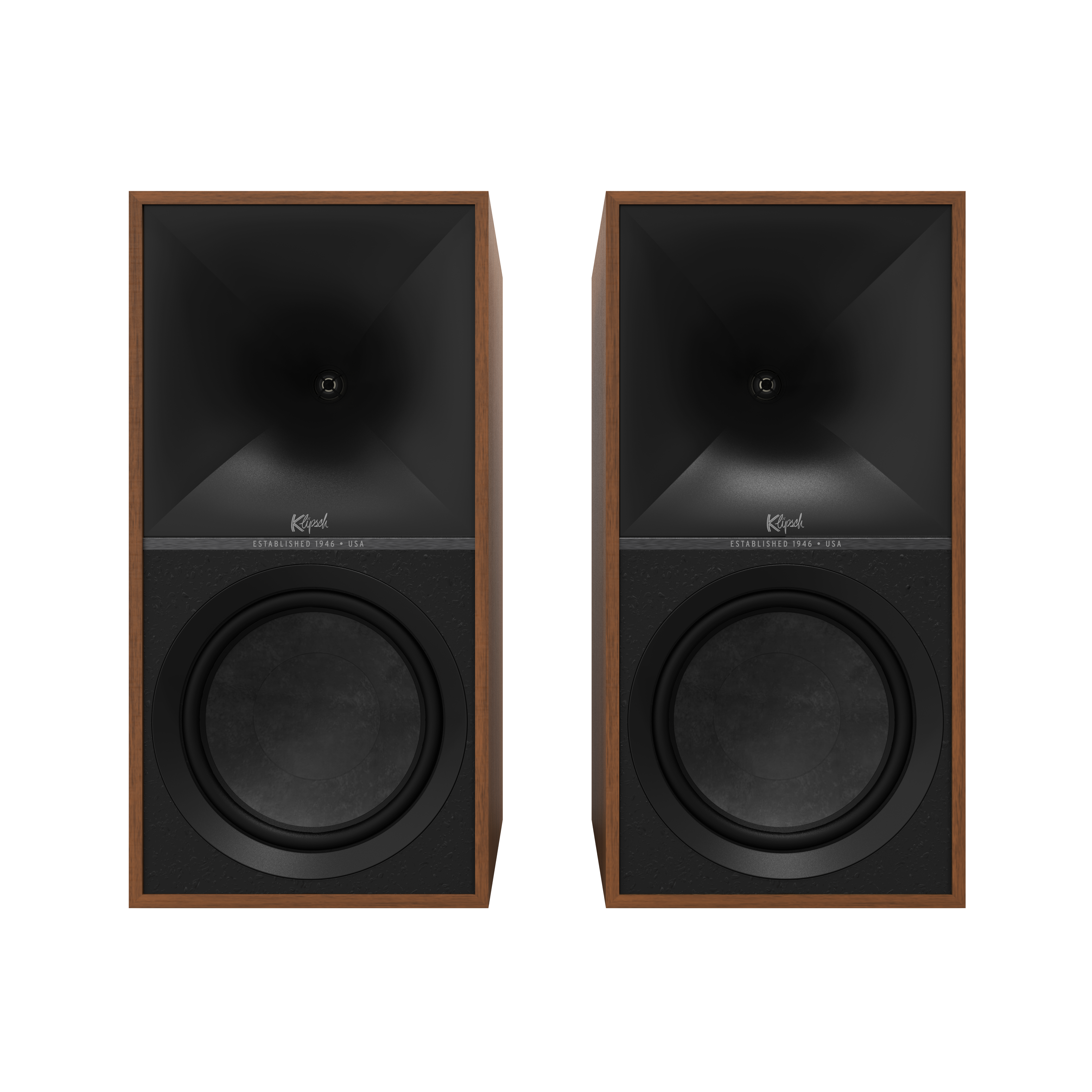 Выгодная цена на Klipsch The Nines Walnut - полочная активная акустическая  система доставка по России