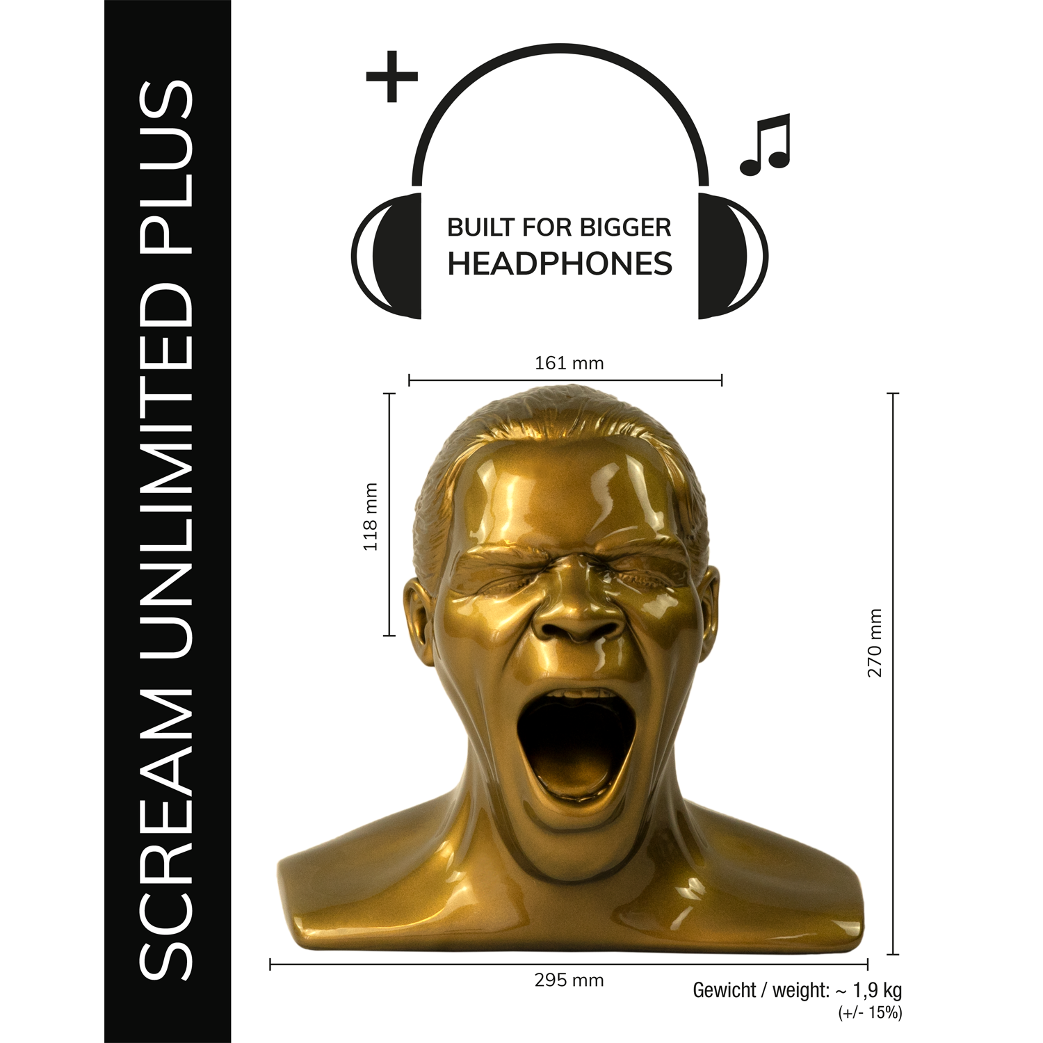 Oehlbach Scream Unlimited graphgrey Подставка для наушников D1C35418