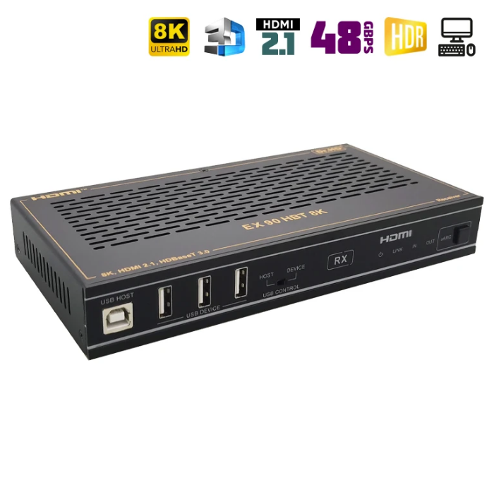 HDMI удлинитель по витой паре с KVM / Dr.HD EX 90 HBT 8K