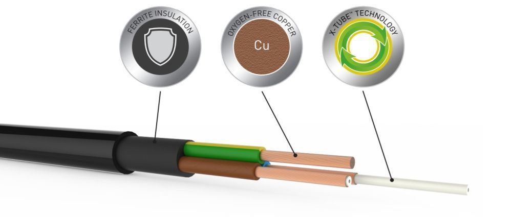 QED XT5 Power cable EU 3m силовой кабель серии XT5 3м (QE4330)