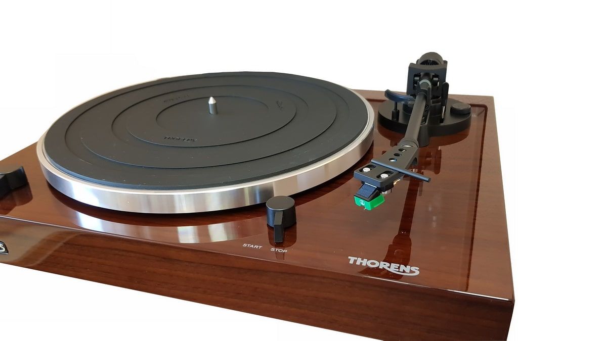Thorens TD-202 TP71 AT95E walnut виниловый проигрыватель