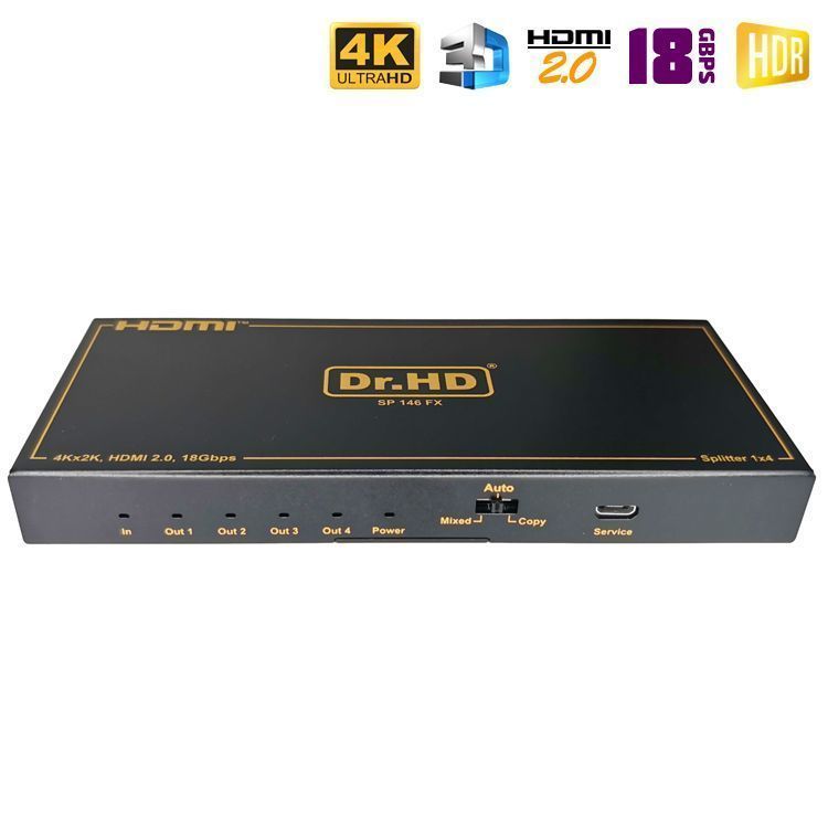 HDMI сплиттер 1x4 Dr.HD SP 146 FX
