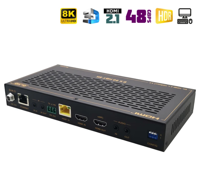 HDMI удлинитель по витой паре с KVM / Dr.HD EX 90 HBT 8K