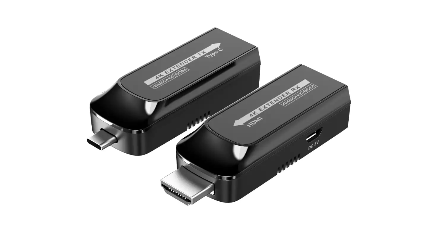 Lenkeng удлинитель Type-C, 4K, CAT6, до 60 метров, HDMI LKV600H