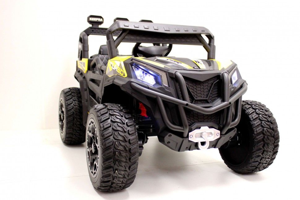 Детский электромобиль Багги (полный привод, EVA, 12V) - HC-301-4WD-YELLOW