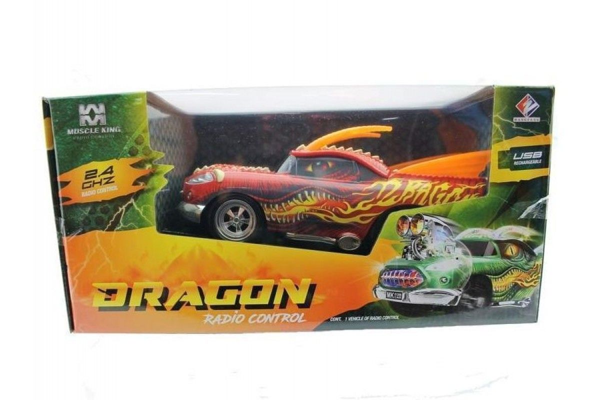 Радиоуправляемая машина Дракон из серии Muscle Car (свет, звук, 1:16) - MK8028B-RED