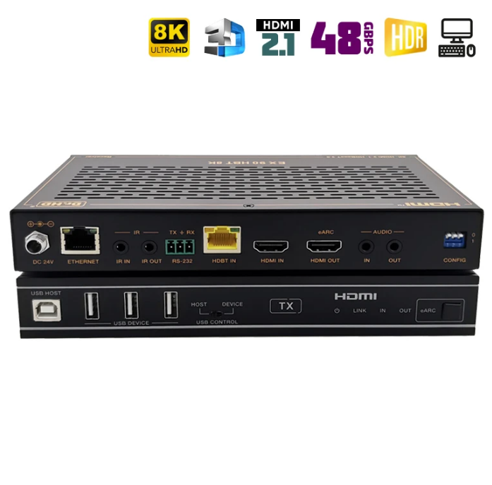 HDMI удлинитель по витой паре с KVM / Dr.HD EX 90 HBT 8K