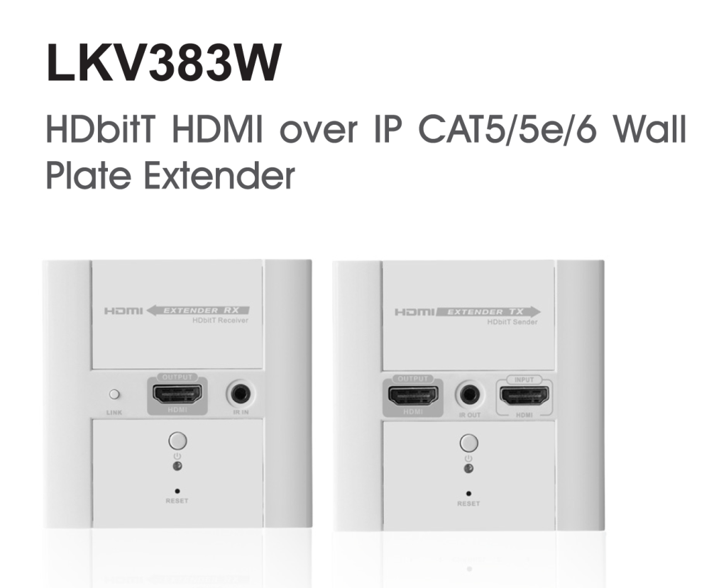 Lenkeng LKV383W HDbitT 120m HDMI to IP Передача HDMI сигнала по витой паре и IP сети