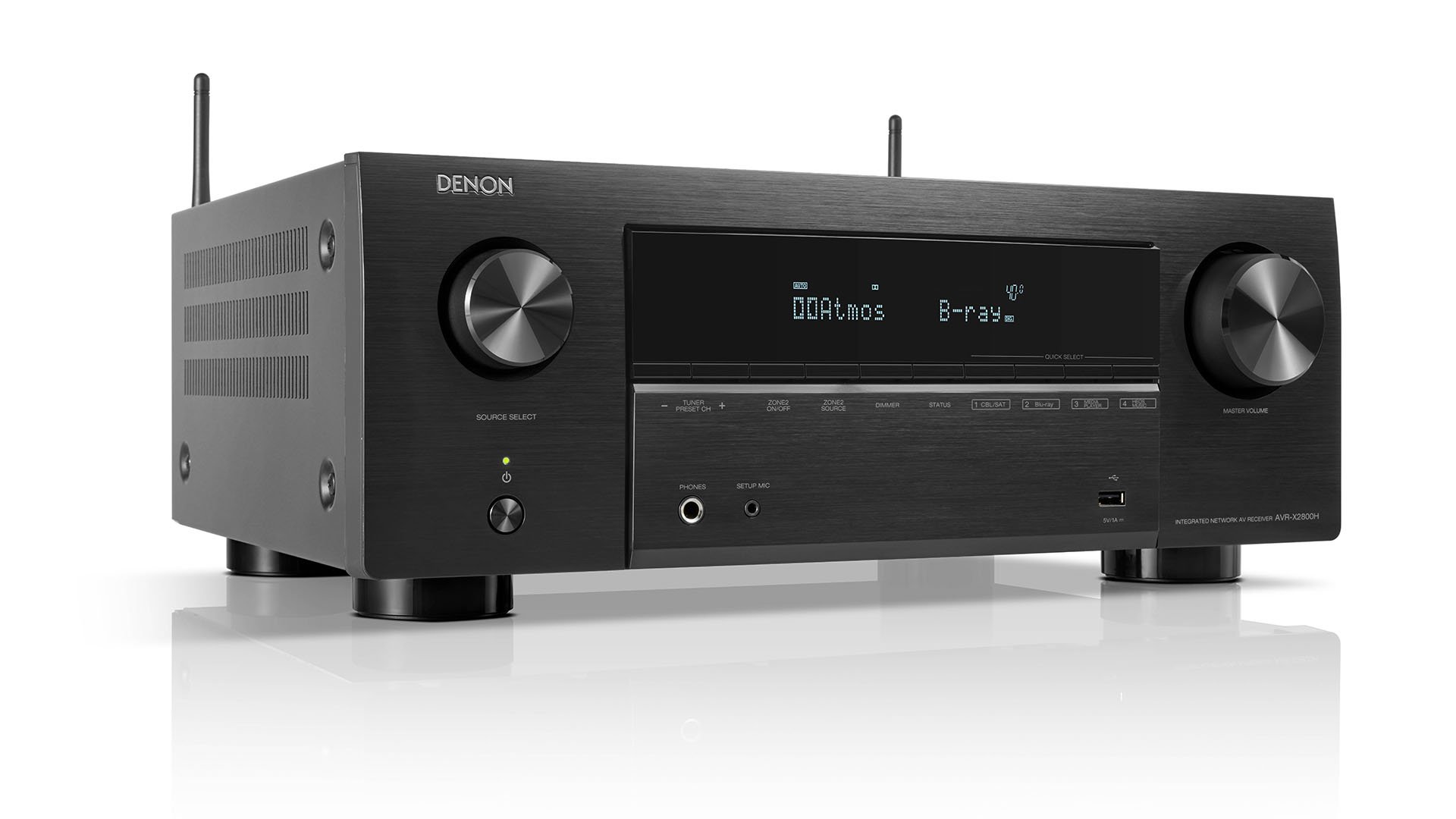 Канальный AV-усилитель Denon AVR-X2800H Black