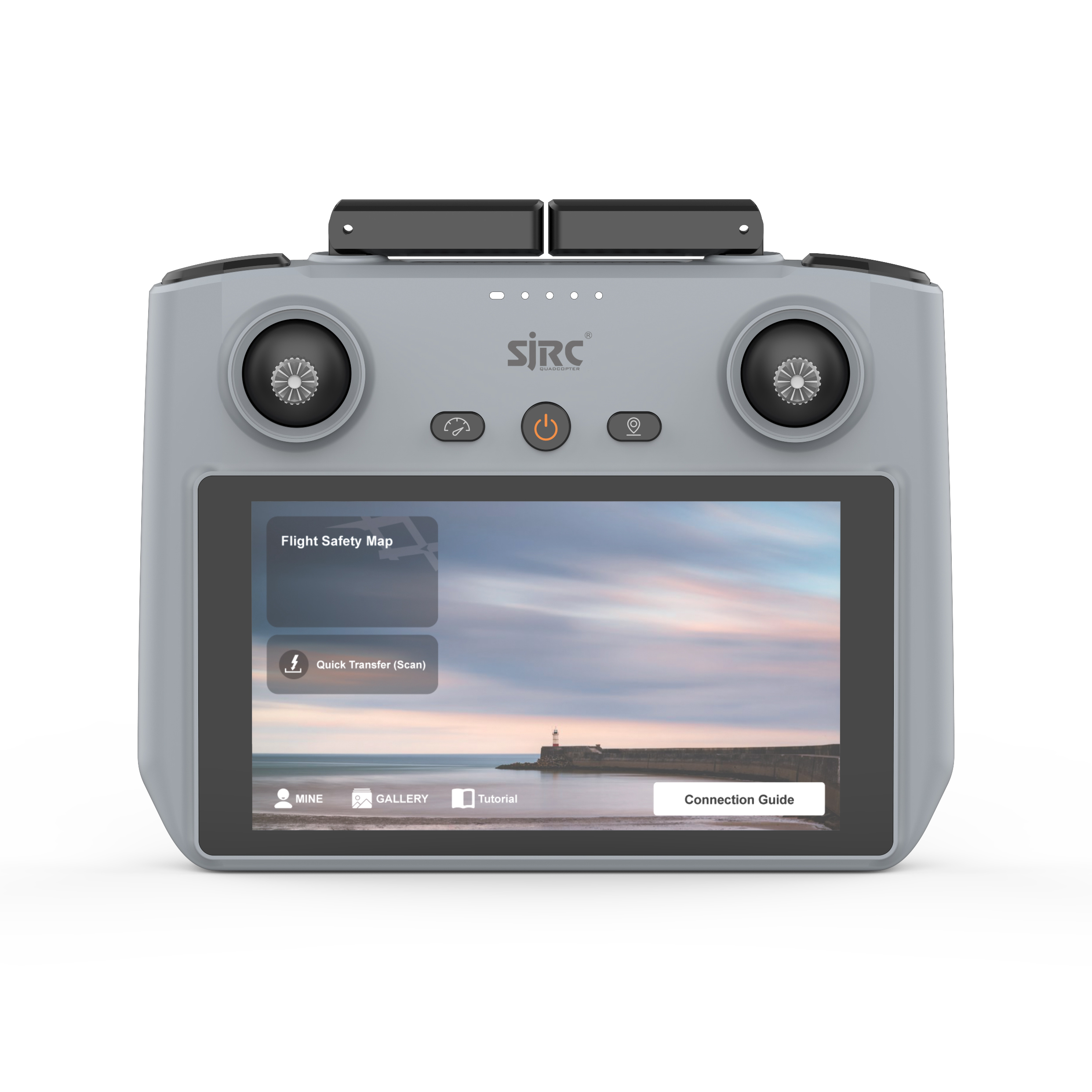 Квадрокоптер SJRC F11 S3 XR, пульт с экраном 3-AXIS 4K EIS 5G 10KM GPS
