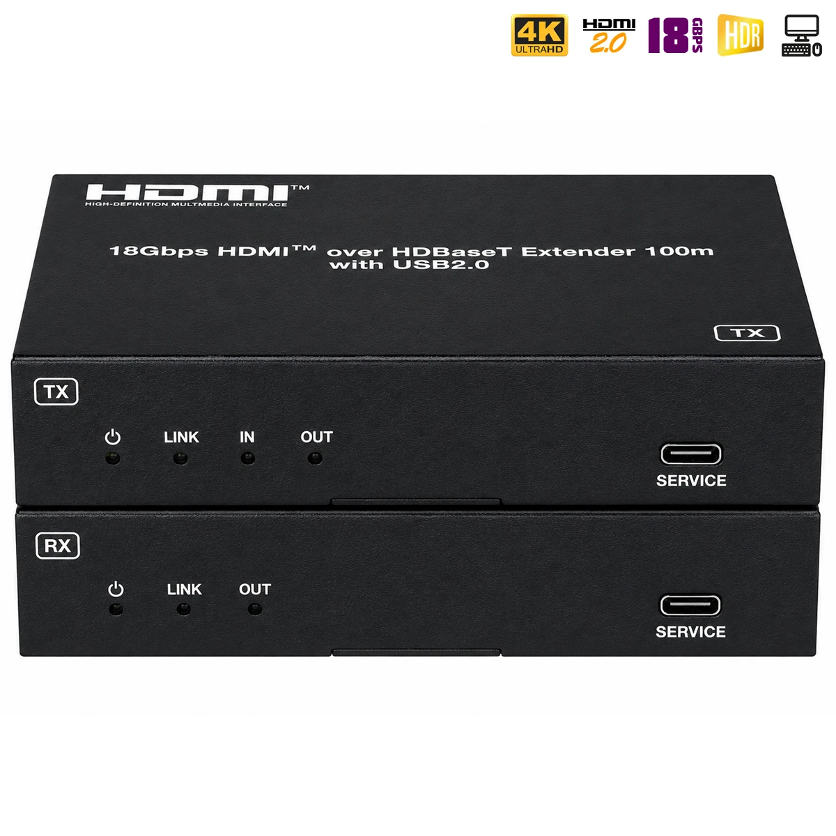 HDMI удлинитель по витой паре с HDBaseT / Dr.HD EX 100 HBT KVM