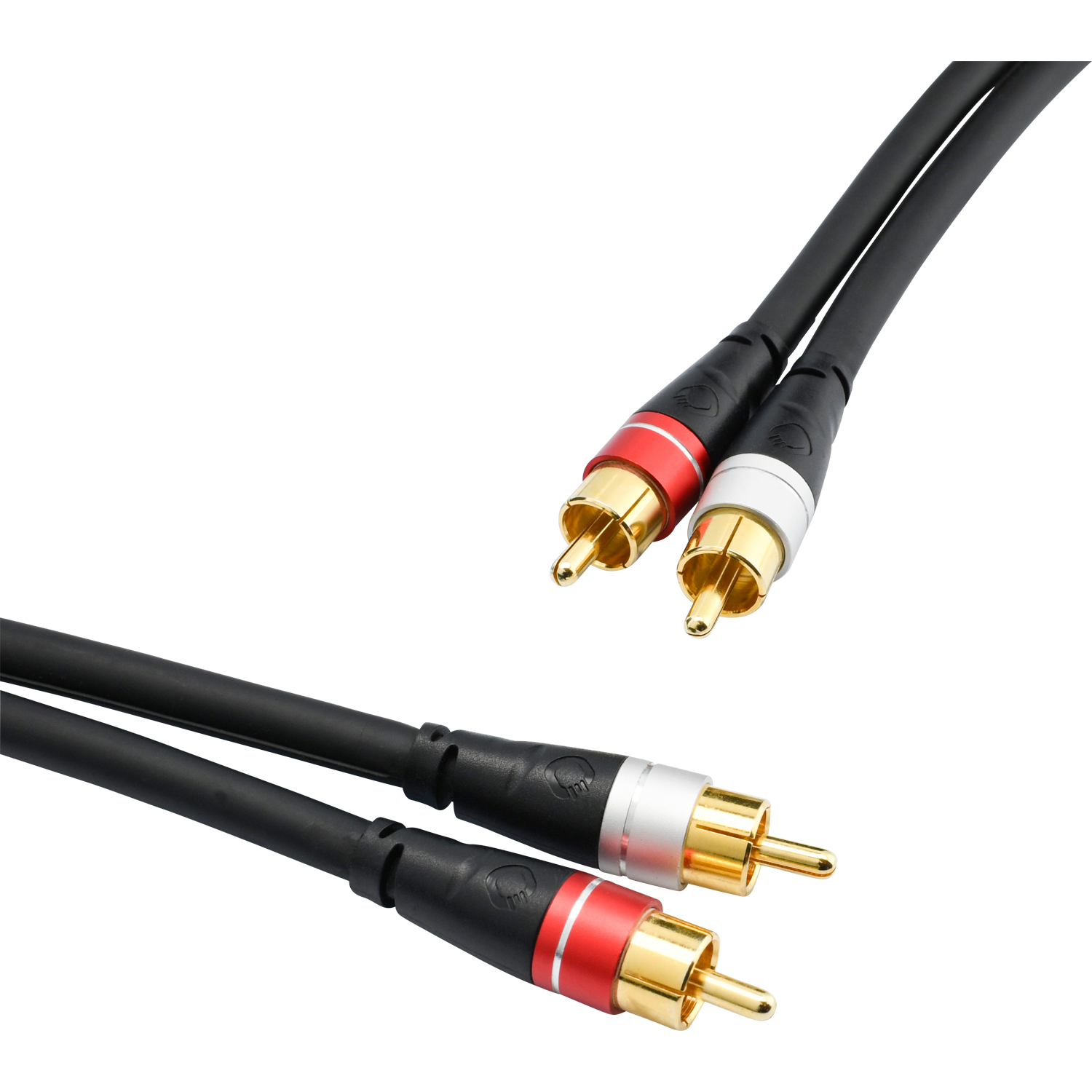 Oehlbach EXCELLENCE Select Audio Link Audio cable Cinch 0,75m bw Аудиокабель RCA D1C33141