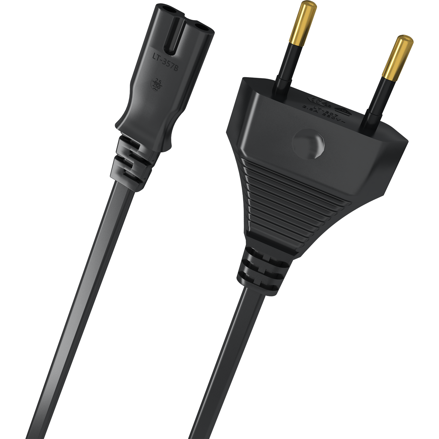 Oehlbach PERFORMANCE Powercord C7 5m black Кабель питания D1C17048