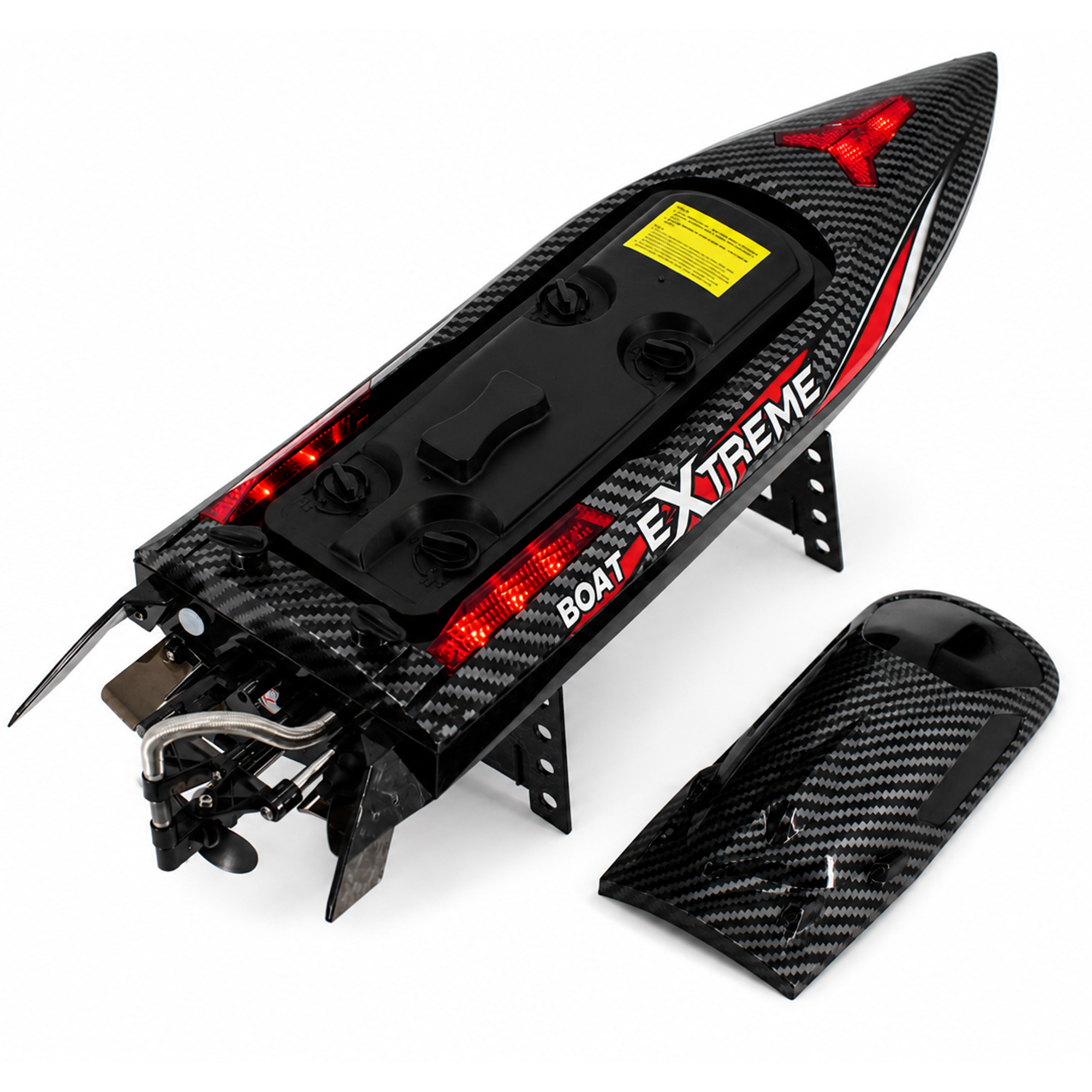 Радиоуправляемый катер Black Extreme (48 см, 55 км/ч, Brushless) - HJ816PRO-CARBON-BLACK