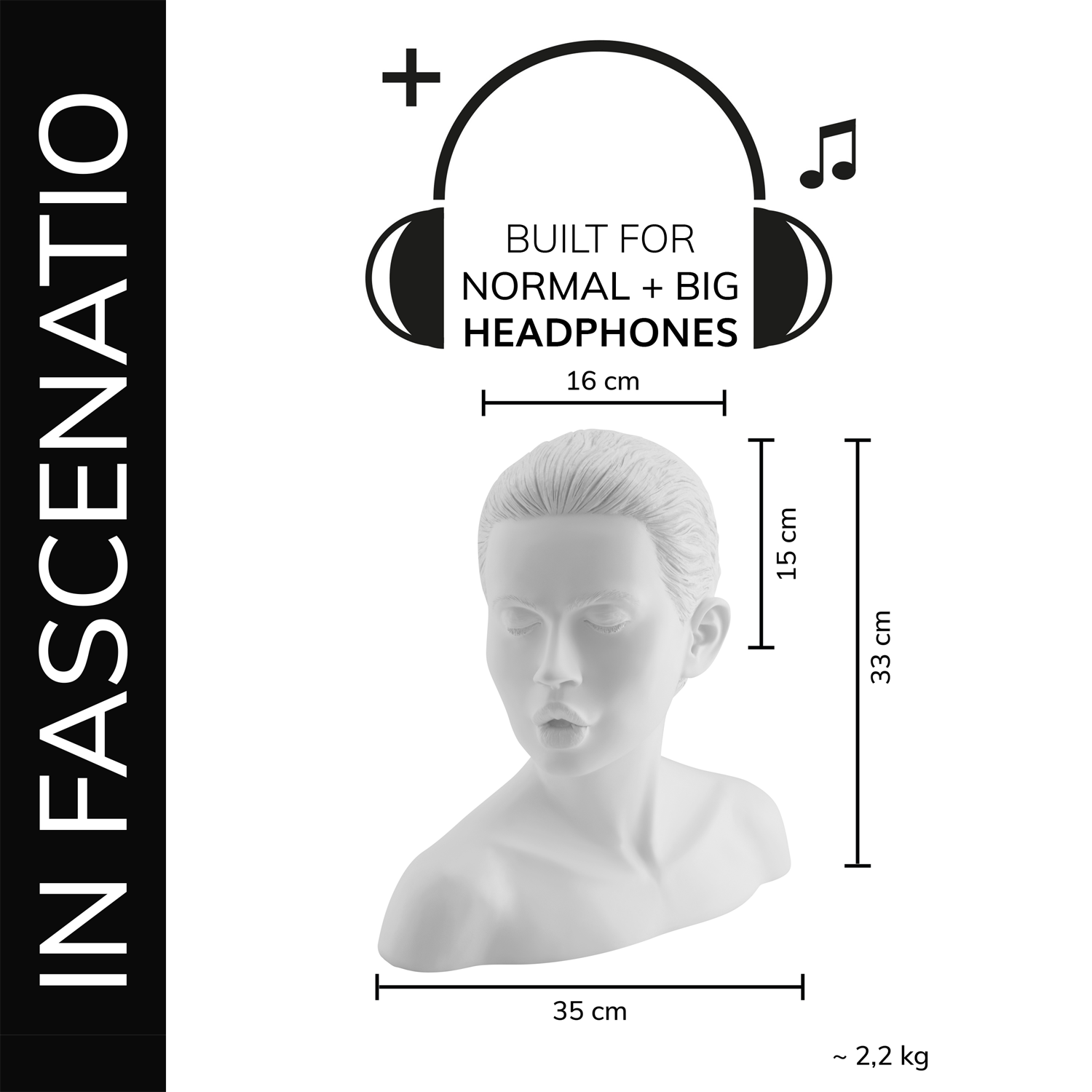 Oehlbach EXCELLENCE In Fascenatio Headphone Stand black Подставка для наушников D1C35441