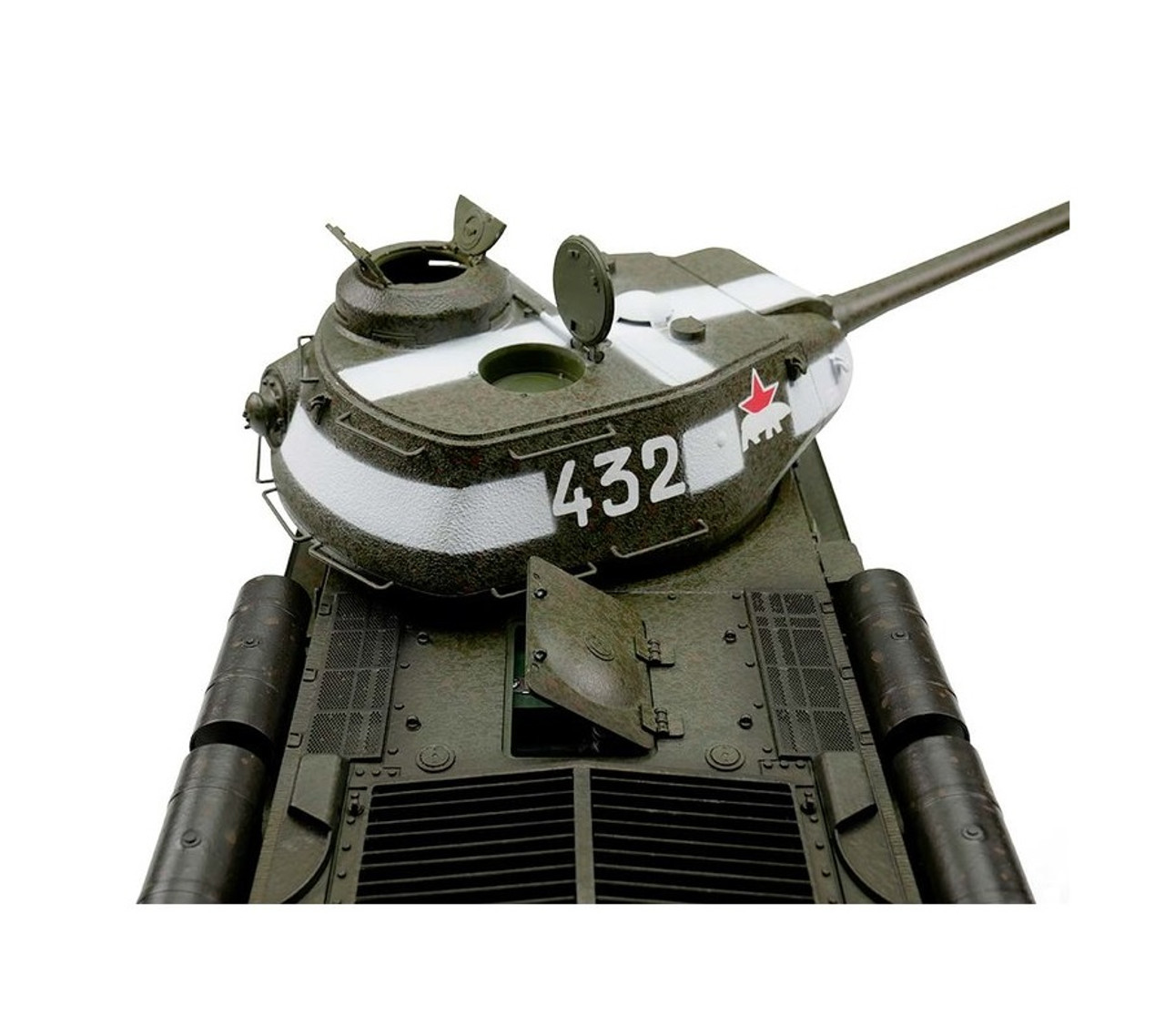 Радиоуправляемый танк Taigen ИС-2 модель 1944 СССР 1:16 (зеленый, звук, дым V3) - AS3928-B-GREEN