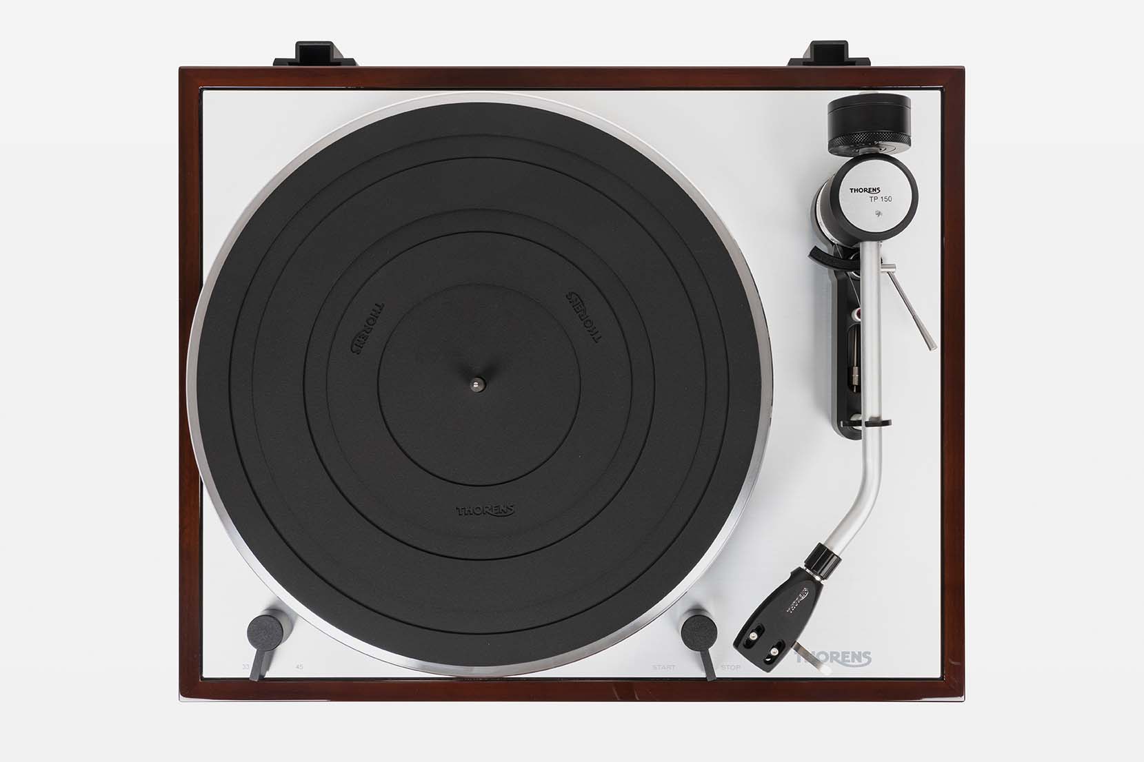 Thorens TD-403DD TP150 Ortofon 2M blue highgloss walnut виниловый проигрыватель