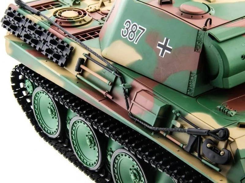 Радиоуправляемый танк Heng Long Panther Type G Original V7.0 масштаб 1:16 RTR 2.4G - 3879-1 V7.0