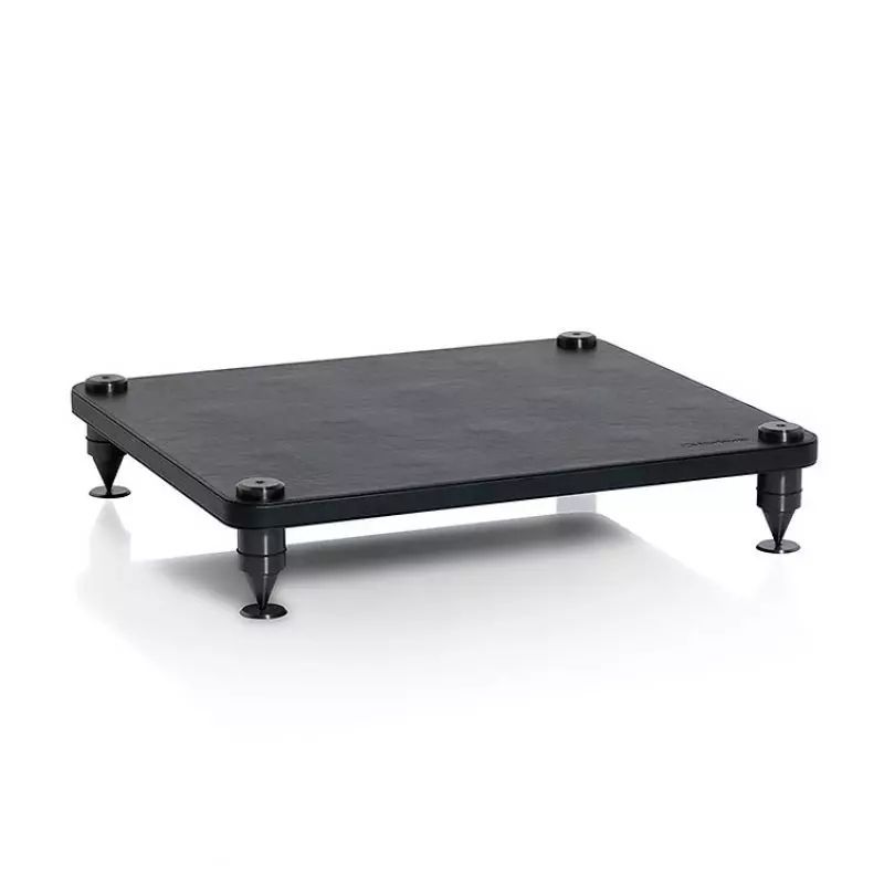 NorStone Como Base Black Leather полка под Hi-Fi аппаратуру