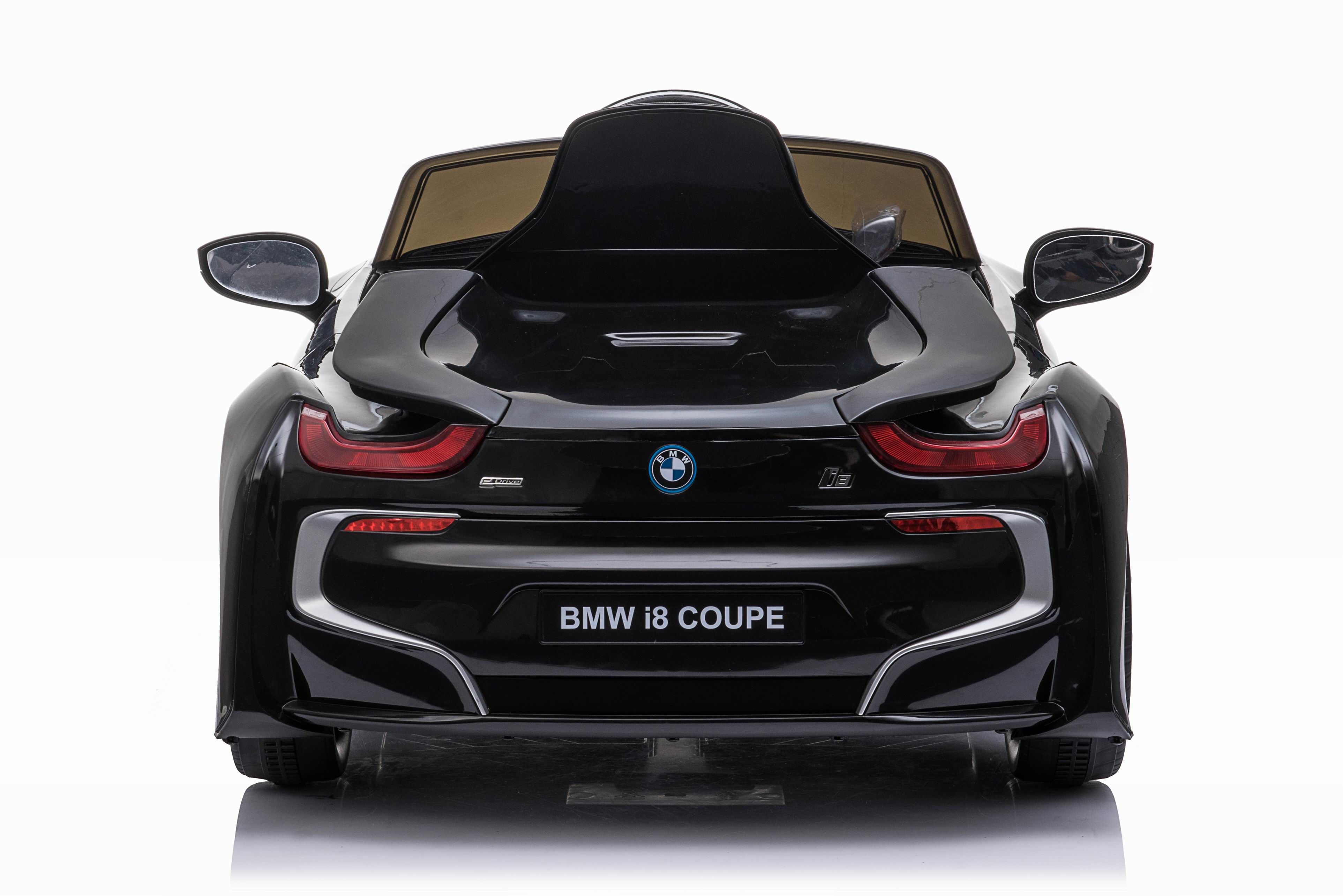 Детский электромобиль BMW i8 Coupe 12V - JE1001-BLACK-PAINT