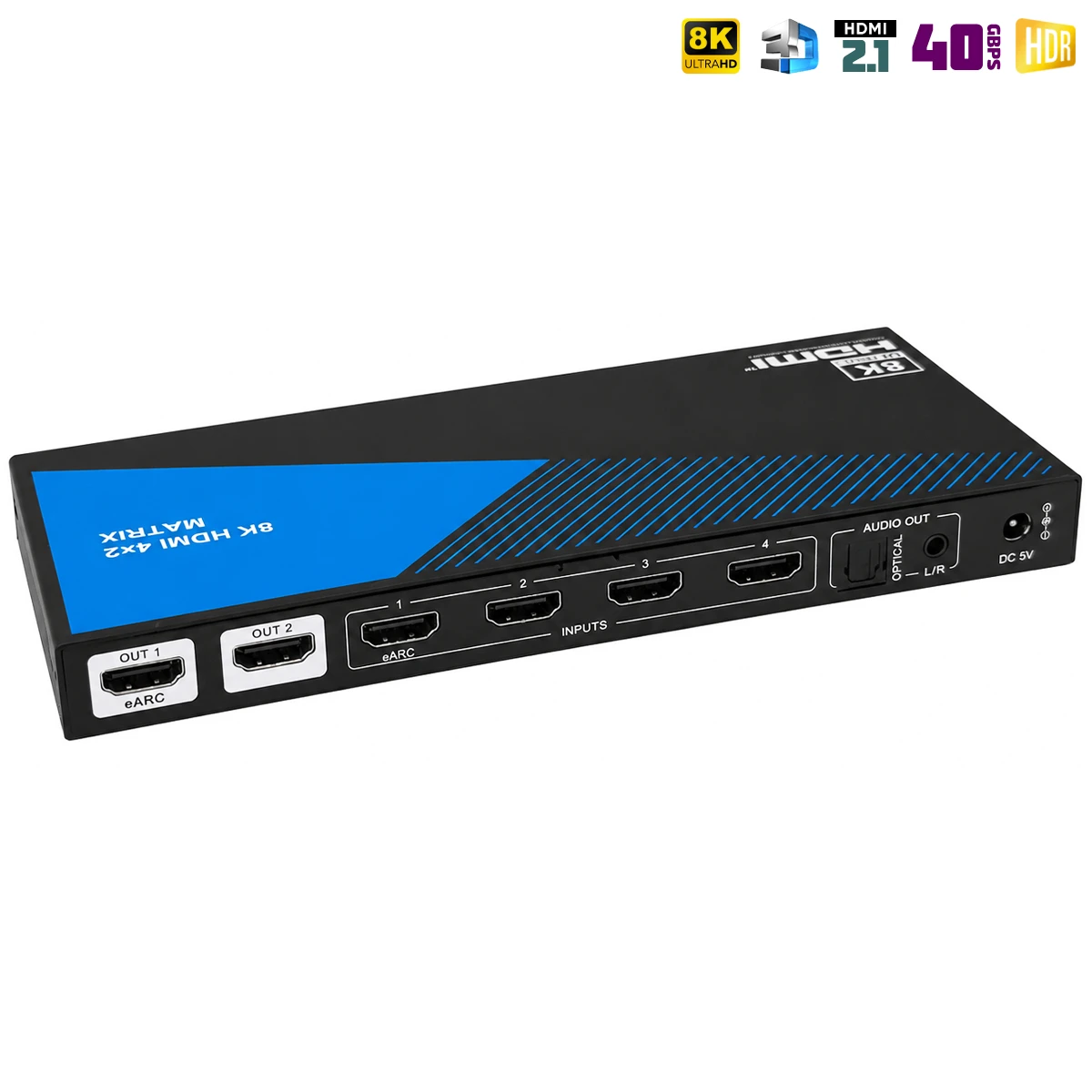 8K HDMI матрица 4x2 / Dr.HD MA 428 SLA