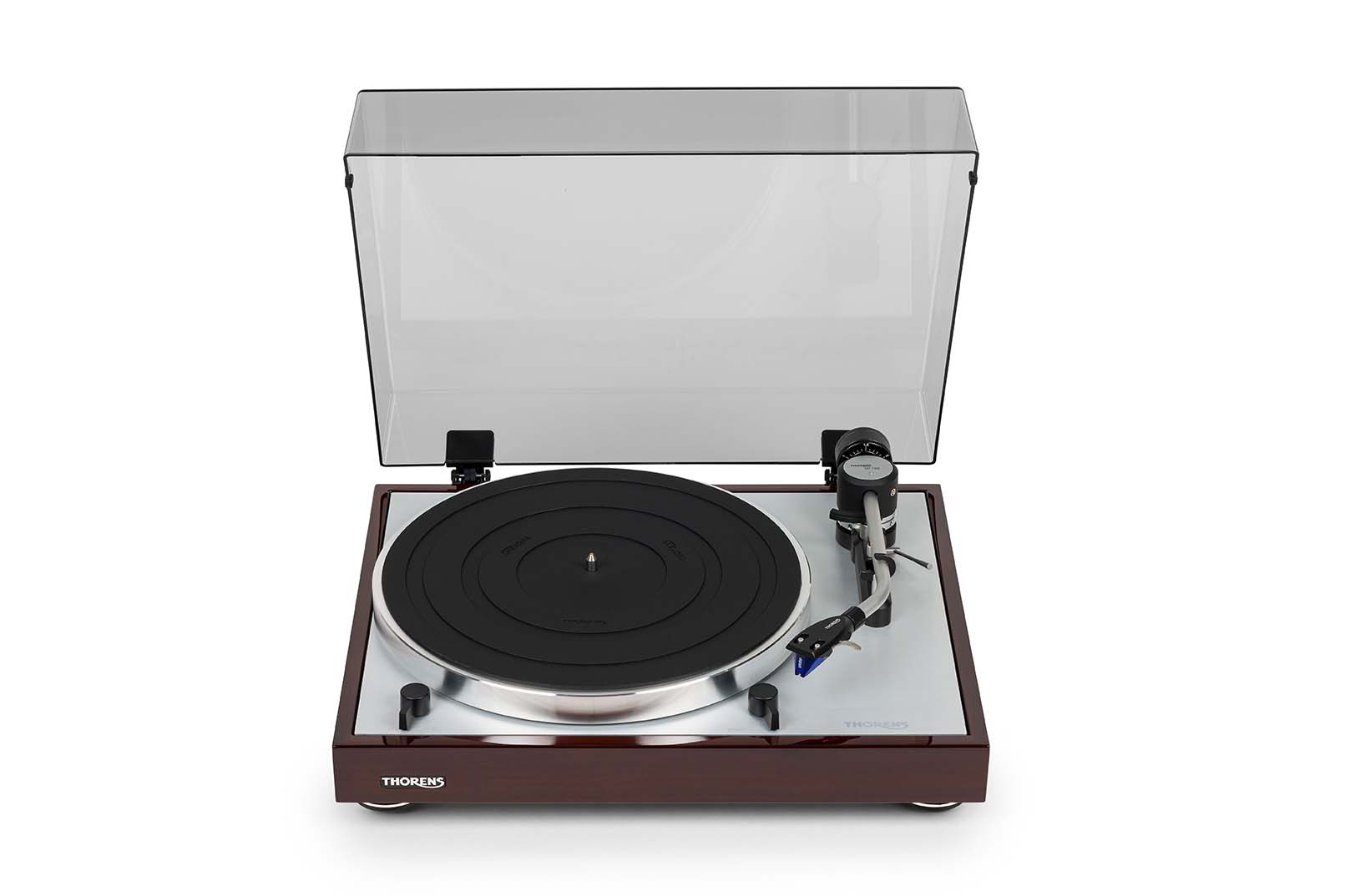 Thorens TD-403DD TP150 Ortofon 2M blue highgloss walnut виниловый проигрыватель