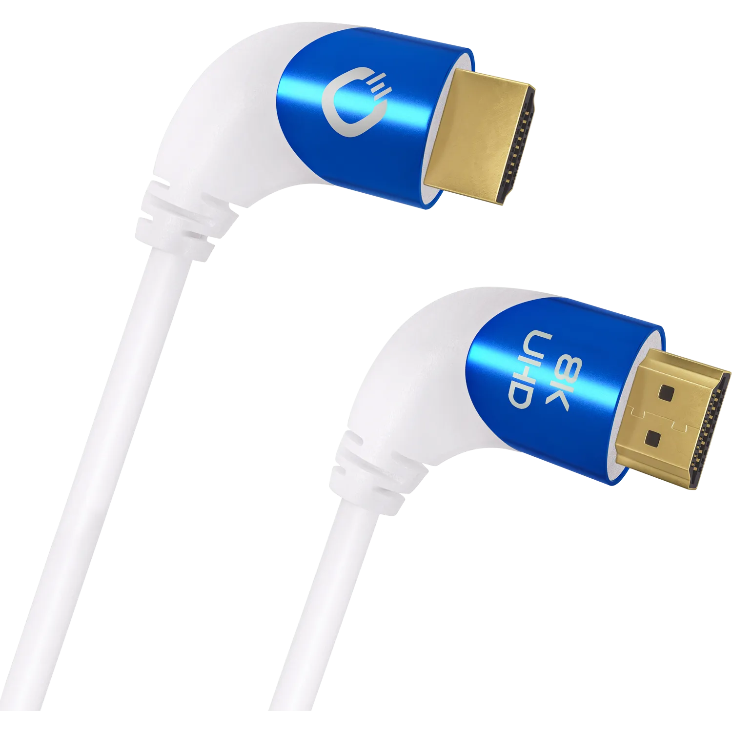 HDMI кабель Oehlbach PERFORMANCE SHAPE MAGIC UHD 90 white UHS HDMI cable 2,0m D1C42547