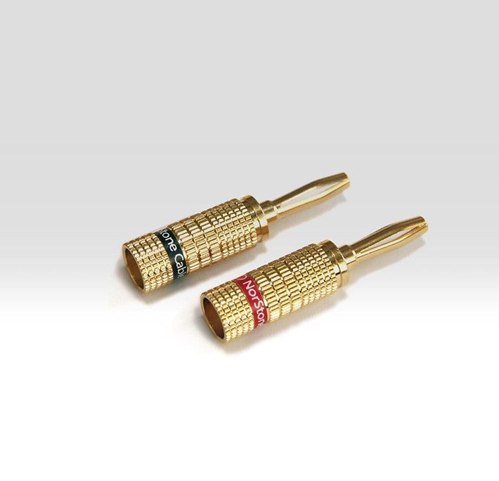NorStone Banana Plugs gold пружинные разъемы для акустического кабеля (4 шт.) (NORBANX4)