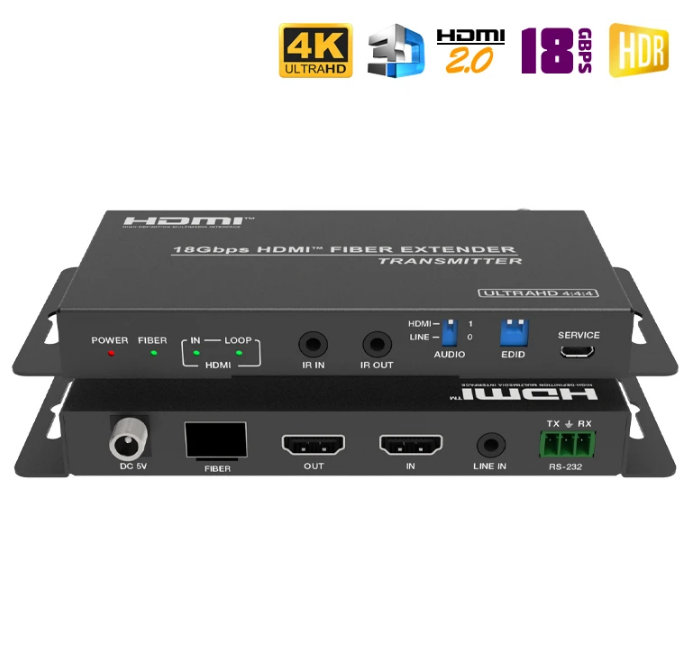 HDMI удлинитель по оптике Dr.HD EF 10K Pro