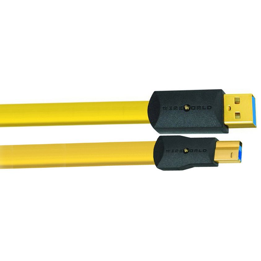 Wireworld Chroma 8 USB 3.0 A-B Flat Cable 0.6m кабель USB тип A-B (C3AB0.6M-8)