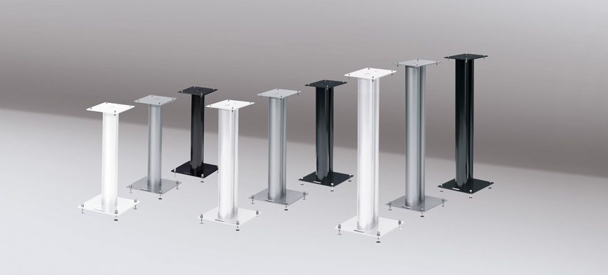 NorStone Stylum 1 white satin подставка под акустическую систему белая, высота 50см