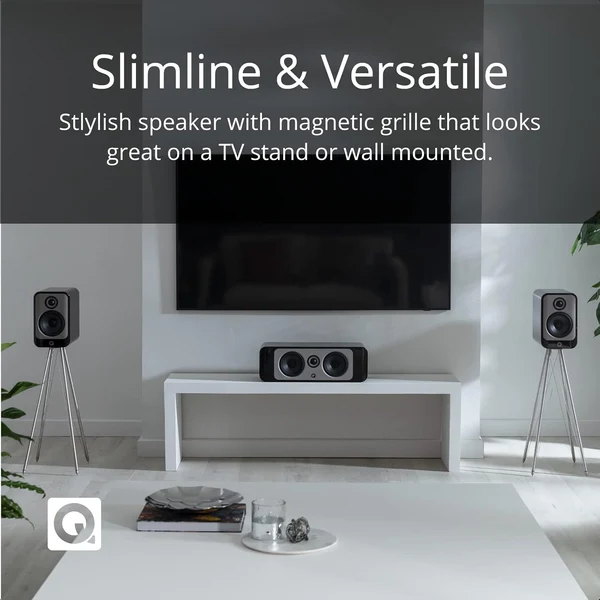 Q Acoustics Concept 90 Centre (QA2990) Gloss Black АС центрального канала 2-полосная черный глянец