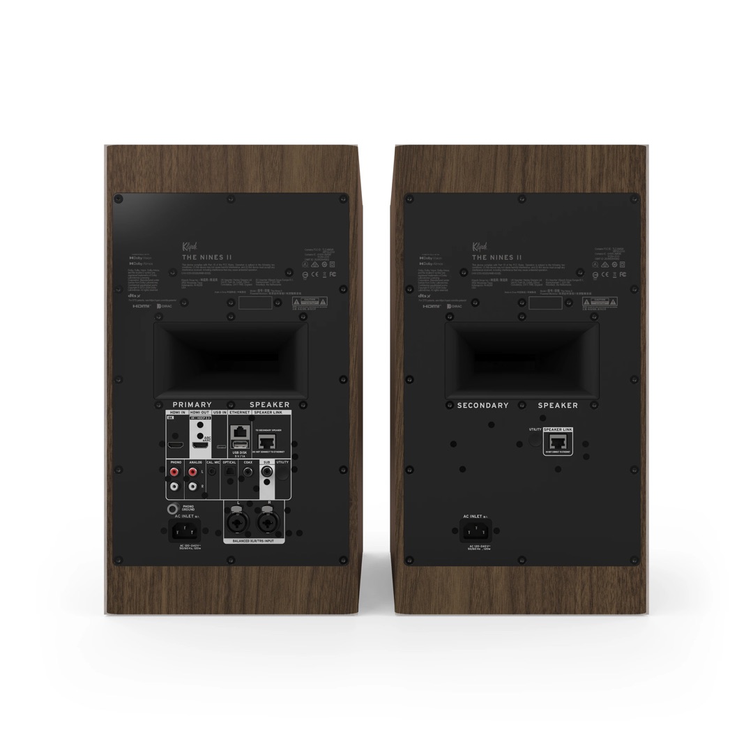 Klipsch The Nines II Walnut Полочная активная акустическая система